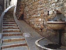 One of the ancient streets of Assisi